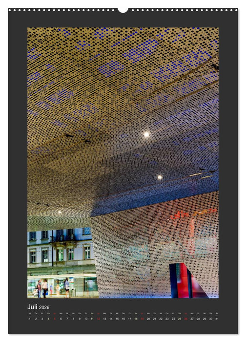 Plakative Architektur (CALVENDO Premium Wandkalender 2026)
