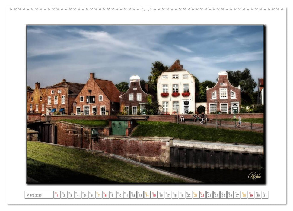 Ostfriesland - der alte Hafen Greetsiel (CALVENDO Wandkalender 2026)