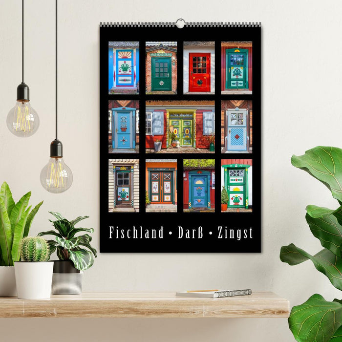 Türen - Meisterwerke aus Fischland, Darß und Zingst (CALVENDO Wandkalender 2026)