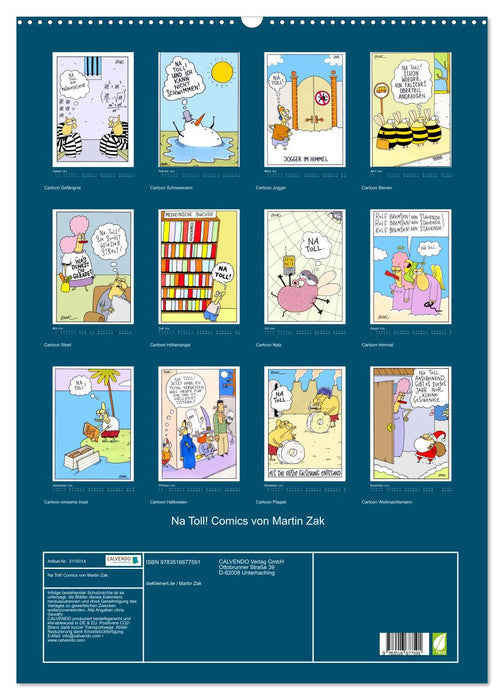 Na Toll! Comics von Martin Zak (CALVENDO Wandkalender 2026)