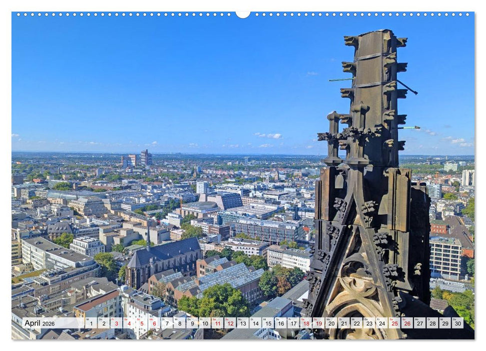 Köln Perspektiven einer Stadt (CALVENDO Wandkalender 2026)