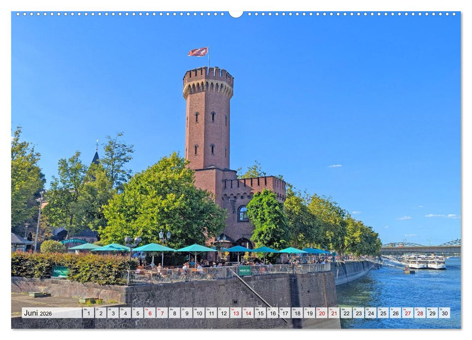 Köln Perspektiven einer Stadt (CALVENDO Wandkalender 2026)
