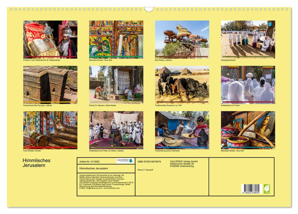 Himmlisches Jerusalem (CALVENDO Wandkalender 2026)