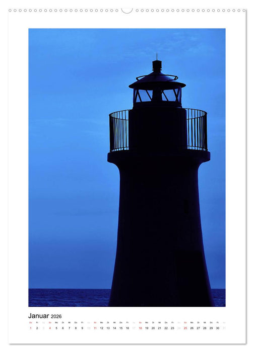 Leuchttürme - Impressionen der stillen Wachposten am Ufer (CALVENDO Wandkalender 2026)