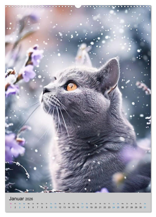 Samtige Schnurrer (CALVENDO Wandkalender 2026)