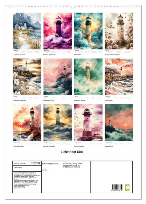 Lichter der See (CALVENDO Wandkalender 2026)
