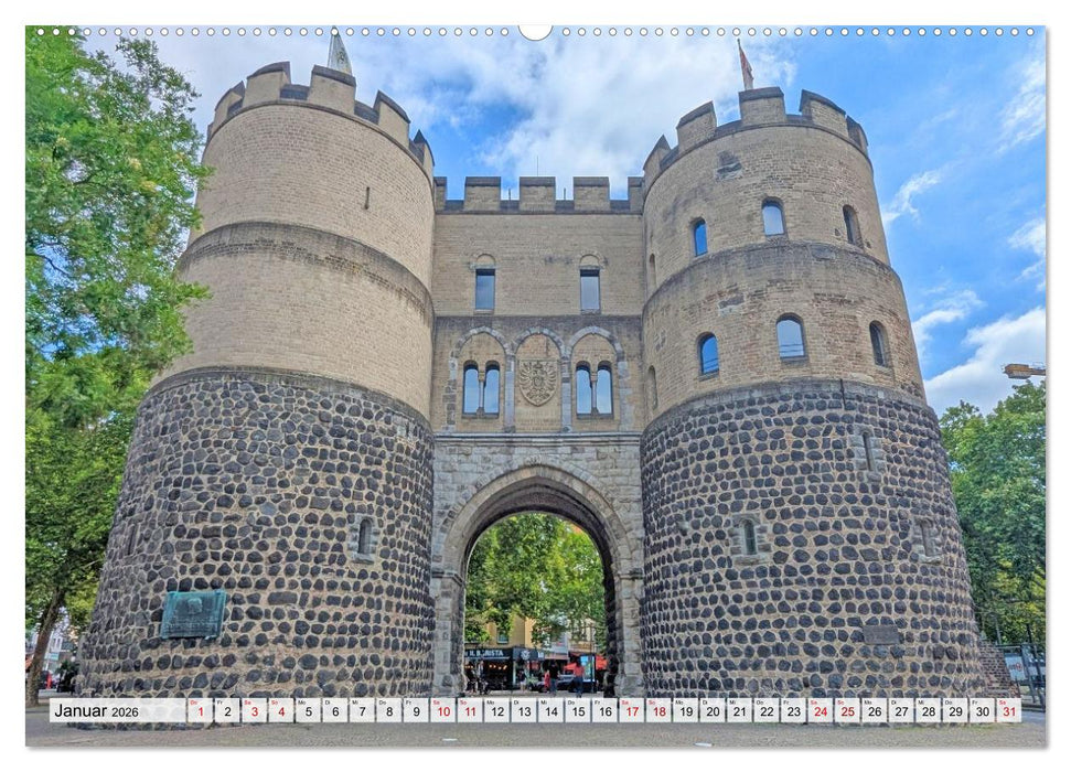 Köln Perspektiven einer Stadt (CALVENDO Premium Wandkalender 2026)