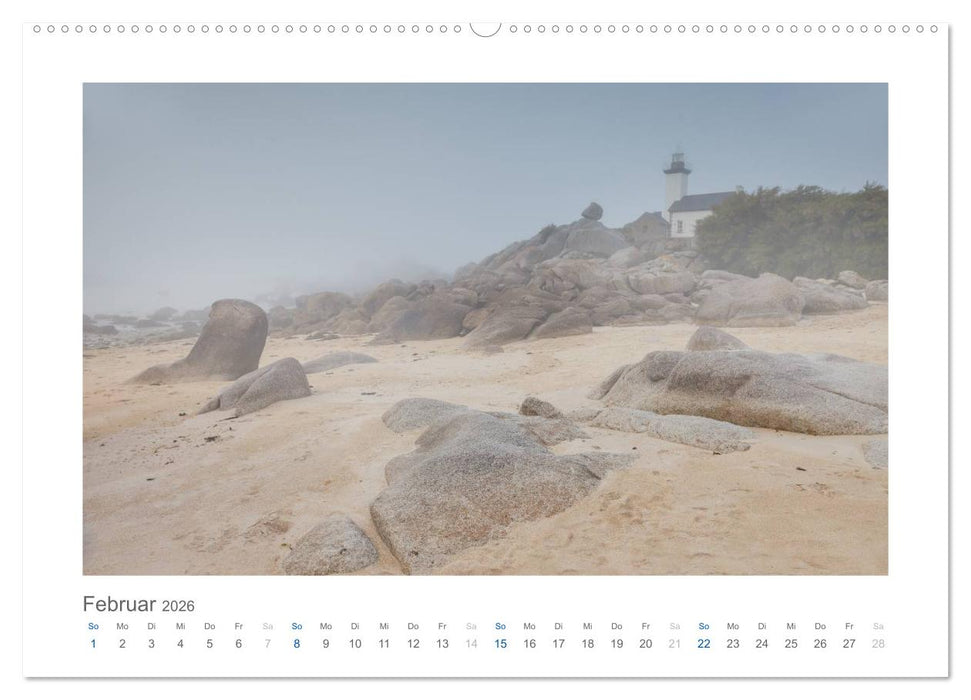 Bretagne - Zauber der Côte de Granit Rose (CALVENDO Premium Wandkalender 2026)