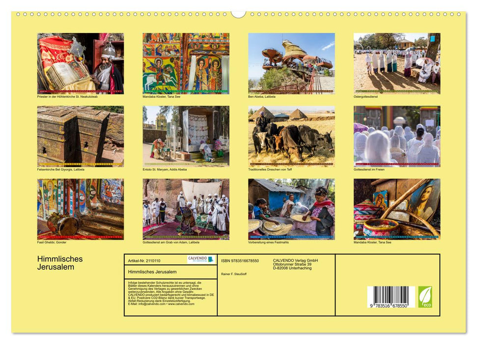 Himmlisches Jerusalem (CALVENDO Premium Wandkalender 2026)