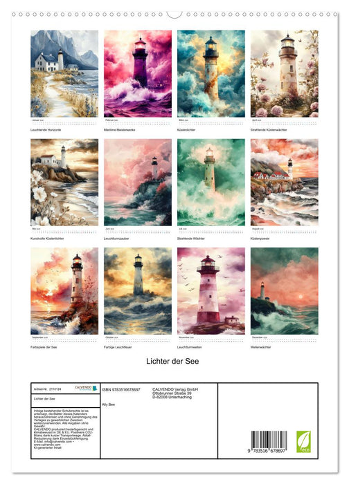 Lichter der See (CALVENDO Premium Wandkalender 2026)