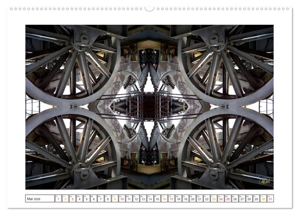 Faszination Spiegelung - Industrie und Technik (CALVENDO Wandkalender 2026)