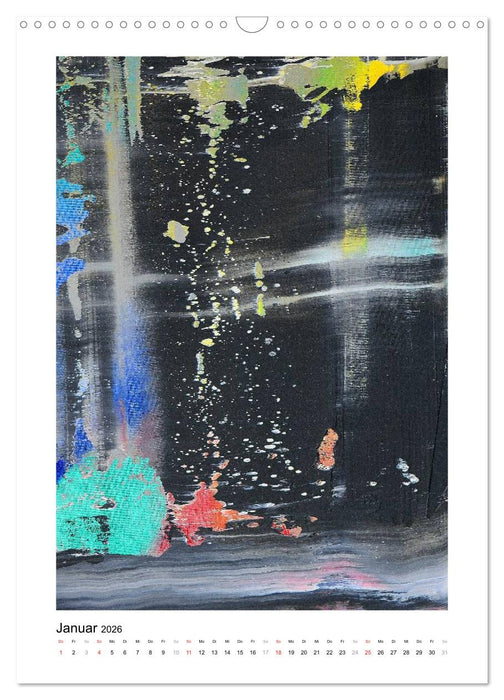 Bunte Träume - Abstrakte Kunst (CALVENDO Wandkalender 2026)