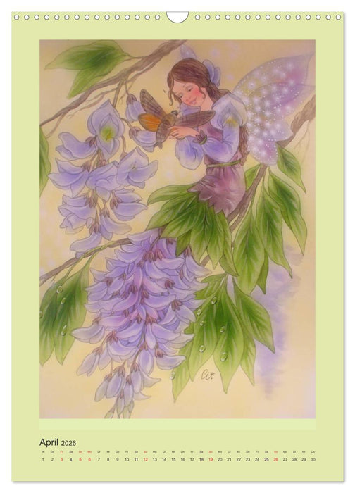 Zauberhafte Elfen (CALVENDO Wandkalender 2026)