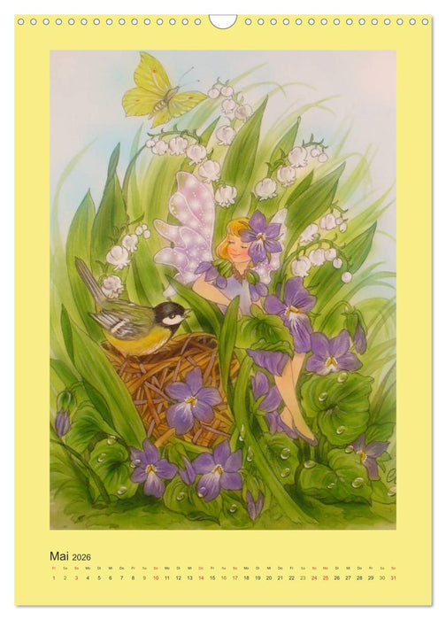 Zauberhafte Elfen (CALVENDO Wandkalender 2026)