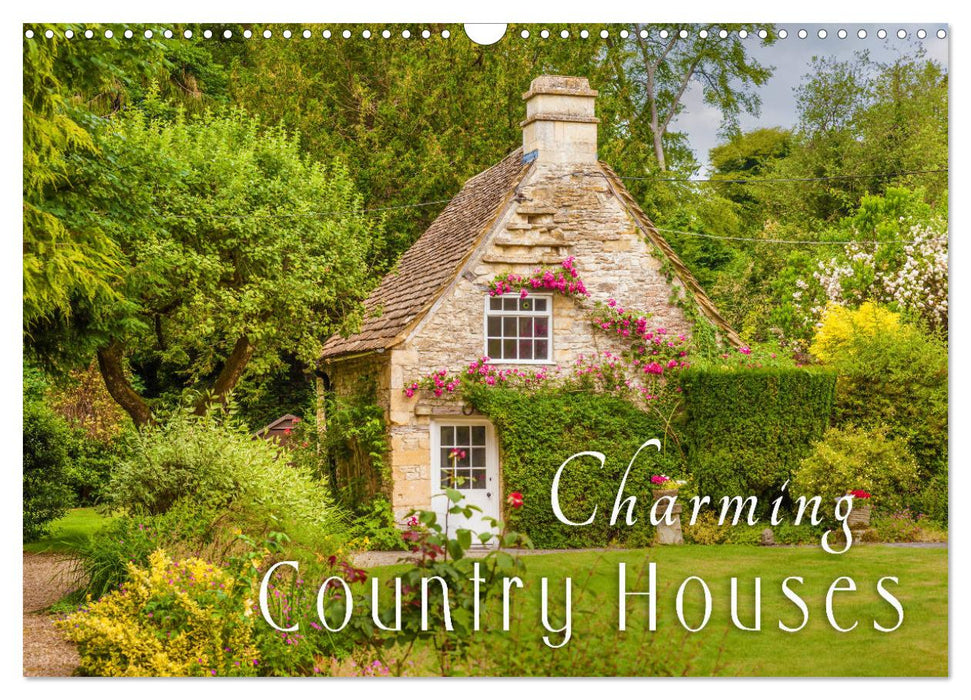 Charming Country Houses (CALVENDO Monthly Calendar 2026)