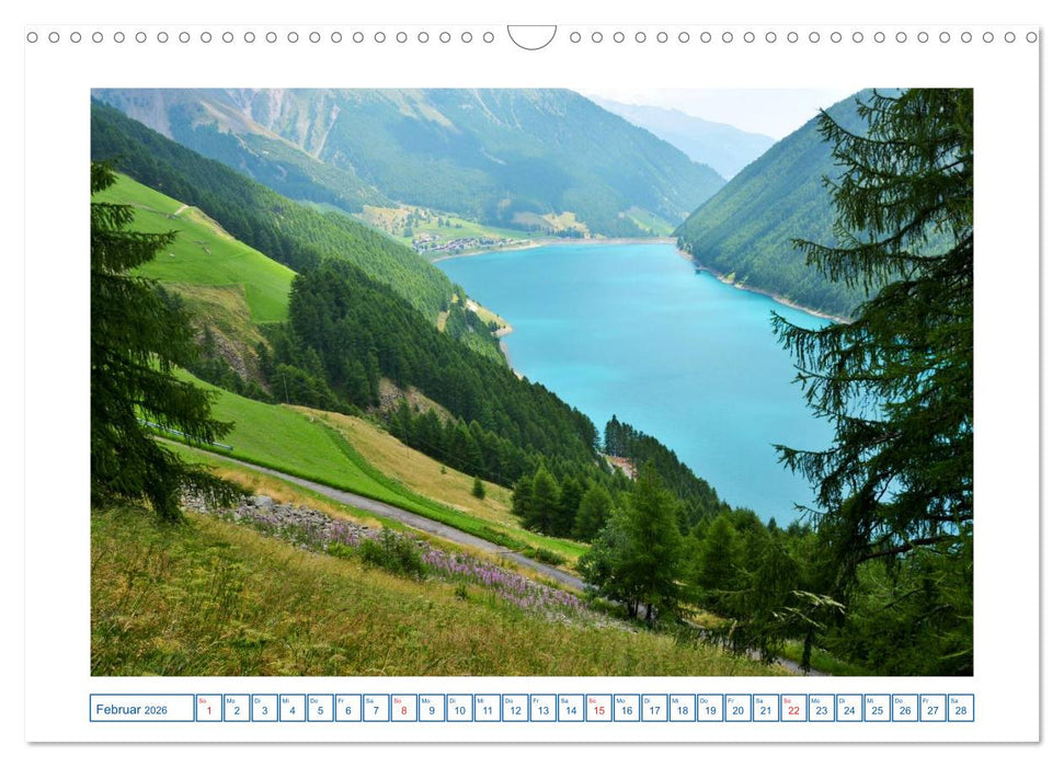 Wandergebiet Südtirol (CALVENDO Wandkalender 2026)