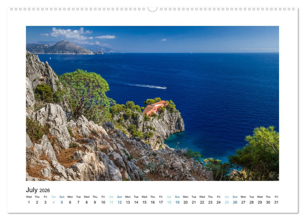 Dream Islands Capri and Ischia (CALVENDO Premium-Calendar 2026)