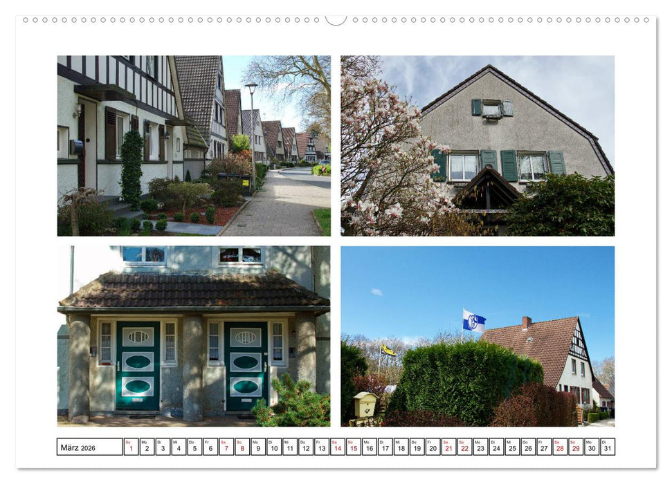 Gartenstädte im Ruhrgebiet (CALVENDO Premium Wandkalender 2026)