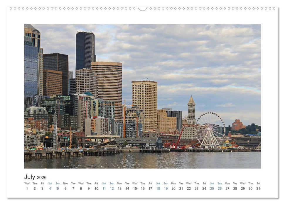 Seattle (CALVENDO Premium-Calendar 2026)