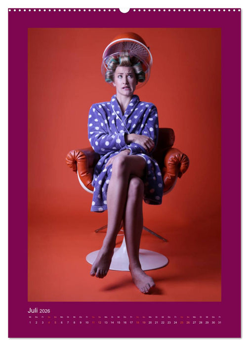 Besser zum Frisör - Mythos Trockenhaube (CALVENDO Premium Wandkalender 2026)