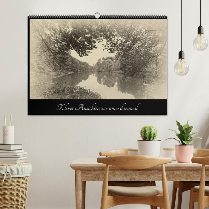 Klever Ansichten wie anno dazumal (CALVENDO Wandkalender 2026)