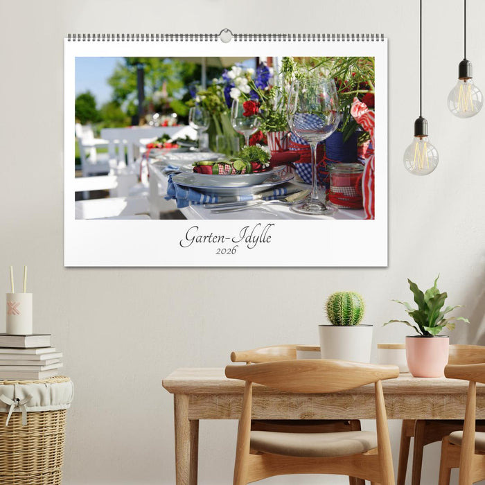 Garten-Idylle 2026 (CALVENDO Wandkalender 2026)