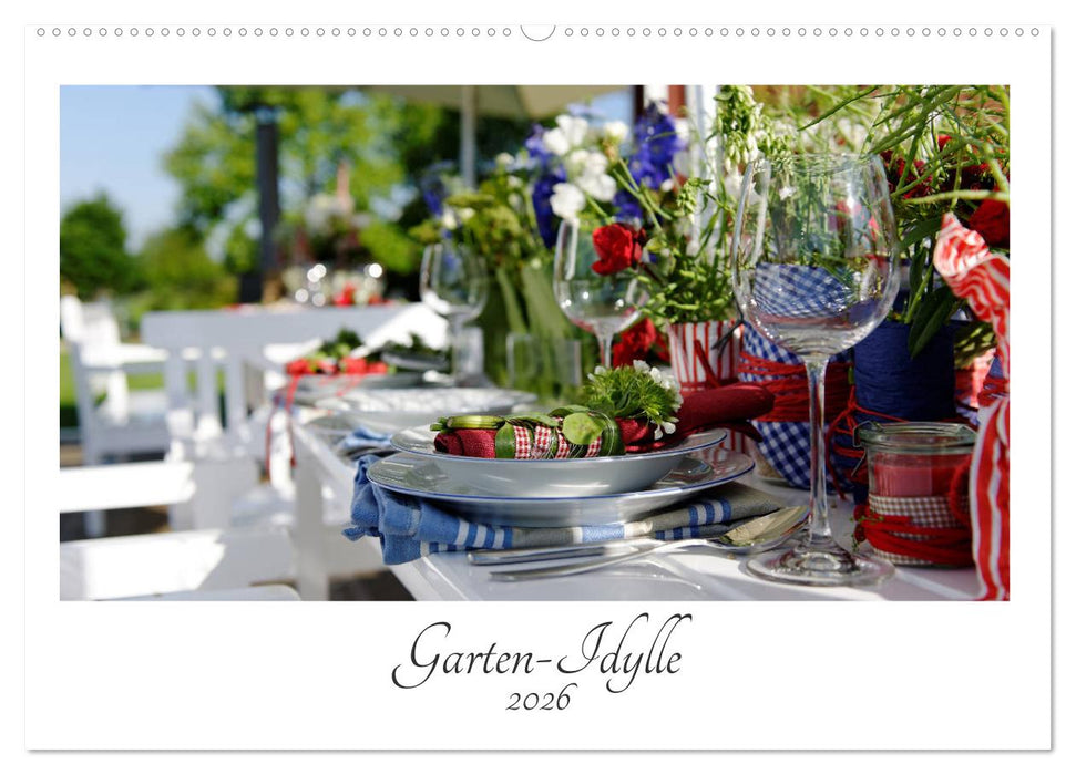 Garten-Idylle 2026 (CALVENDO Wandkalender 2026)