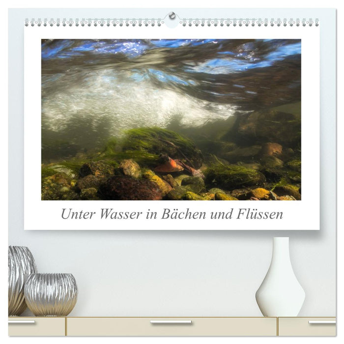 Unter Wasser in Bächen und Flüssen (CALVENDO Premium Wandkalender 2026)