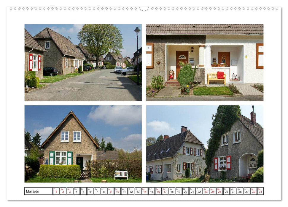 Gartenstädte im Ruhrgebiet (CALVENDO Wandkalender 2026)