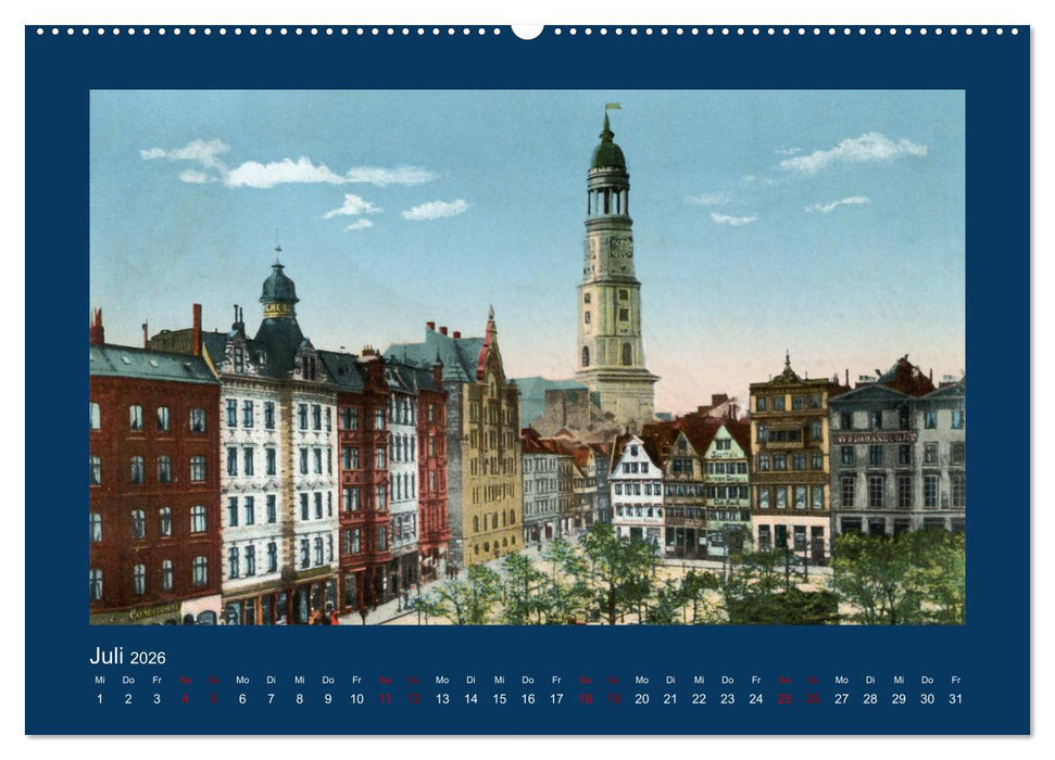 Lebendiges Hamburg von 1888 bis 1918 (CALVENDO Premium Wandkalender 2026)