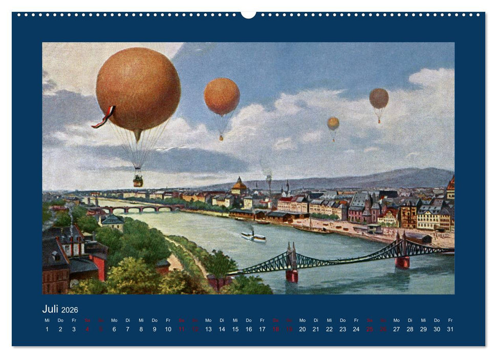 Historisches Frankfurt am Main von 1888 bis 1918 (CALVENDO Premium Wandkalender 2026)