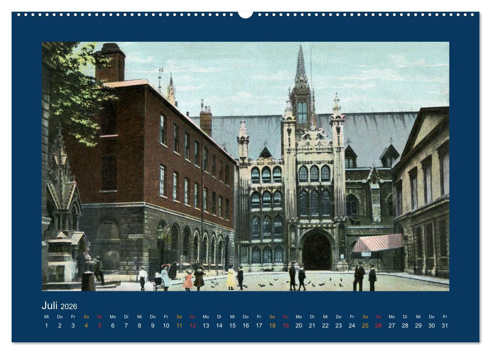 Historisches London von 1888 bis 1918 (CALVENDO Premium Wandkalender 2026)