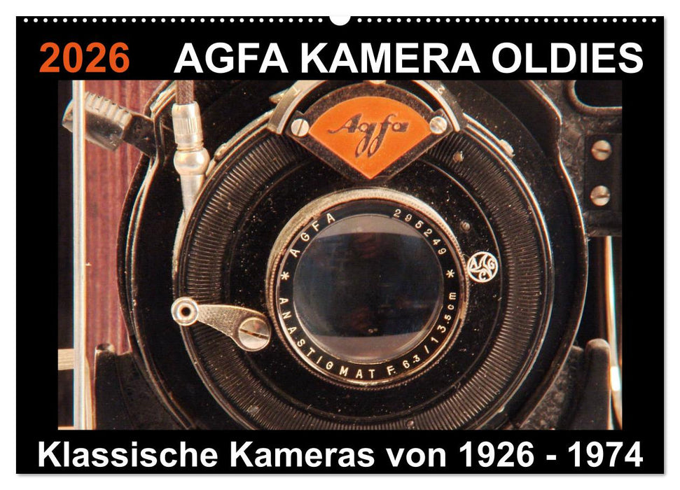 AGFA KAMERA OLDIES Klassische Kameras von 1926 - 1974 (CALVENDO Wandkalender 2026)