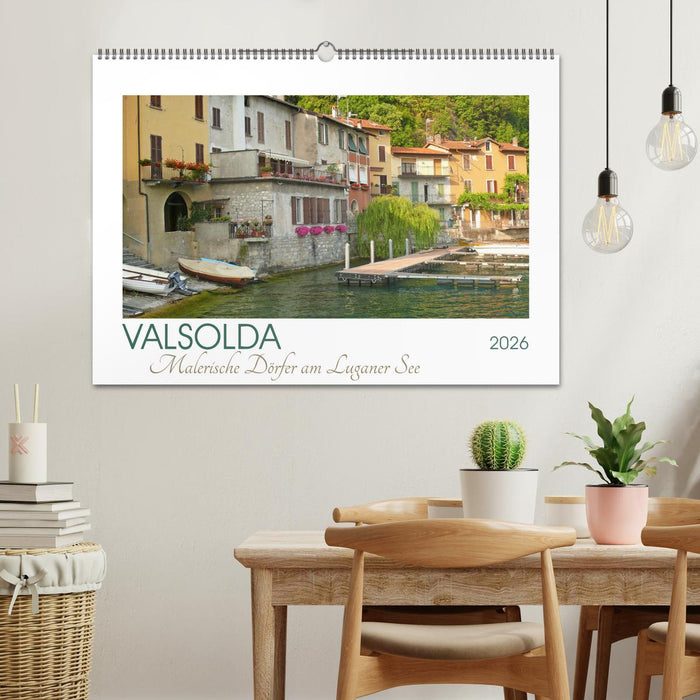 Valsolda. Malerische Dörfer am Luganer See (CALVENDO Wandkalender 2026)