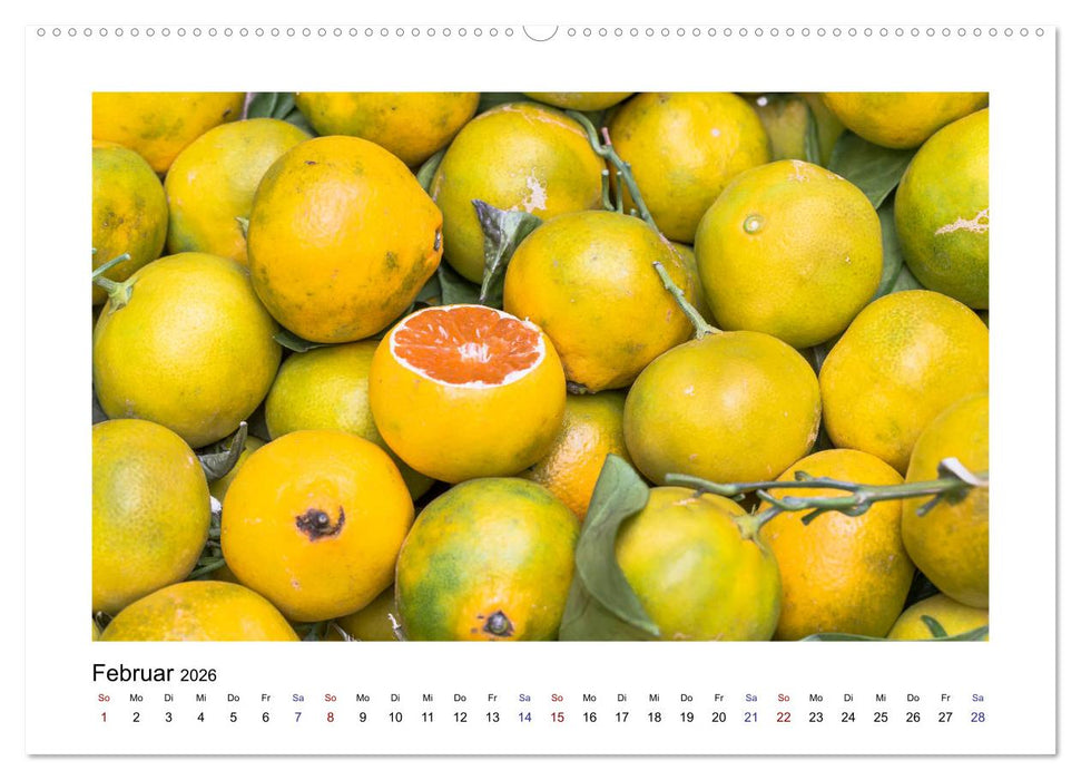Wochenmarkt - Genussvoll Einkaufen (CALVENDO Premium Wandkalender 2026)
