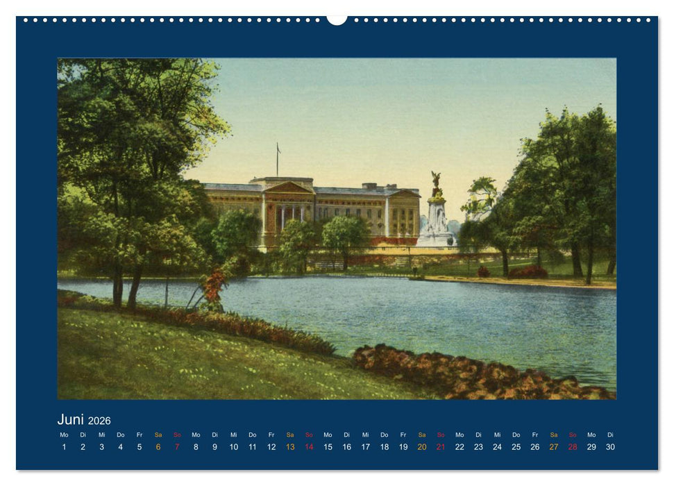 Historisches London von 1888 bis 1918 (CALVENDO Wandkalender 2026)