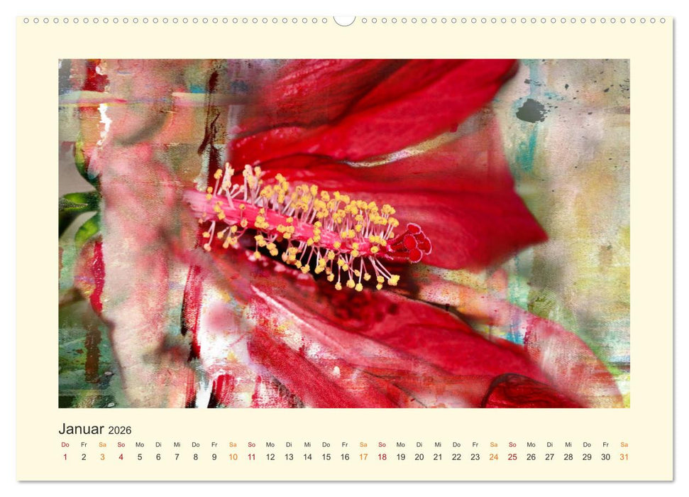 Fotografie trifft Malerei (CALVENDO Premium Wandkalender 2026)