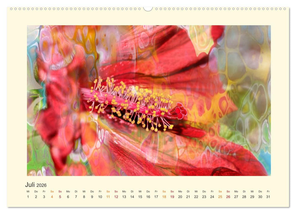 Fotografie trifft Malerei (CALVENDO Premium Wandkalender 2026)