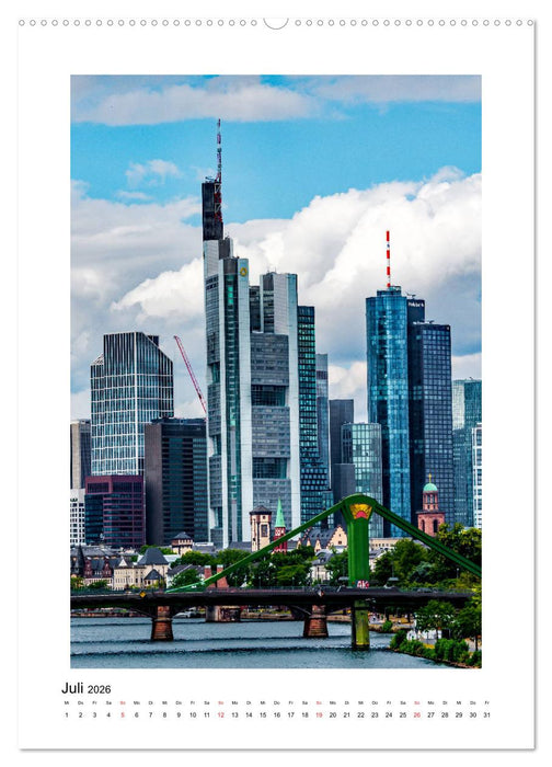 Frankfurt Vertikal Michael Jaster (CALVENDO Premium Wandkalender 2026)