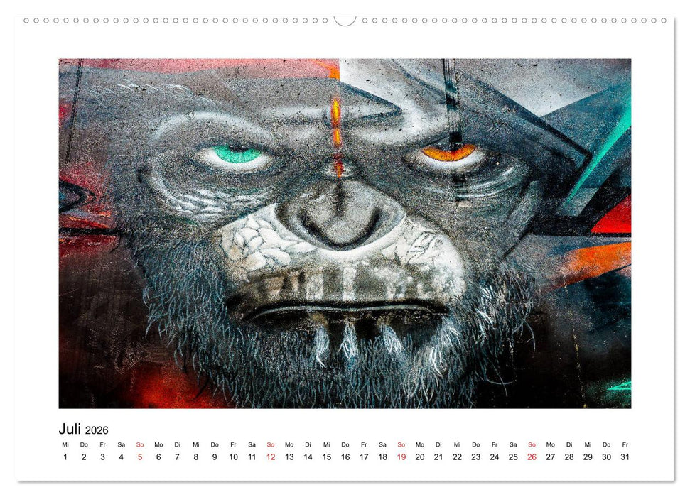 Streetart for home Michael Jaster (CALVENDO Premium Wandkalender 2026)