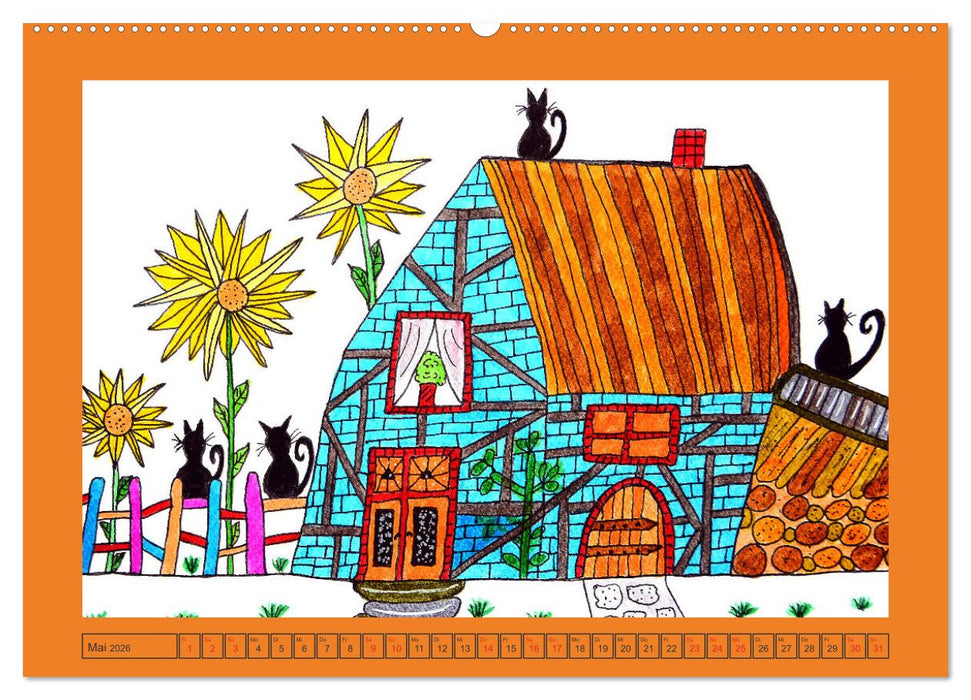 Wohnen mit Charme (CALVENDO Premium Wandkalender 2026)