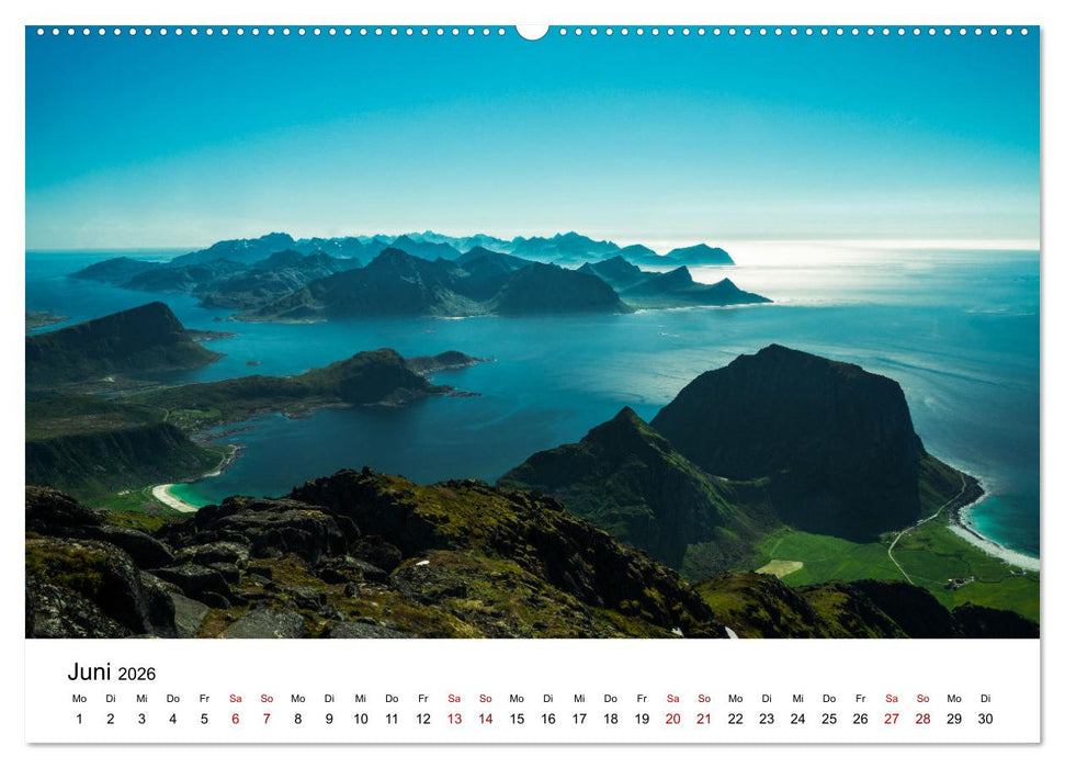 Atemberaubende Natur der Lofoten (CALVENDO Premium Wandkalender 2026)