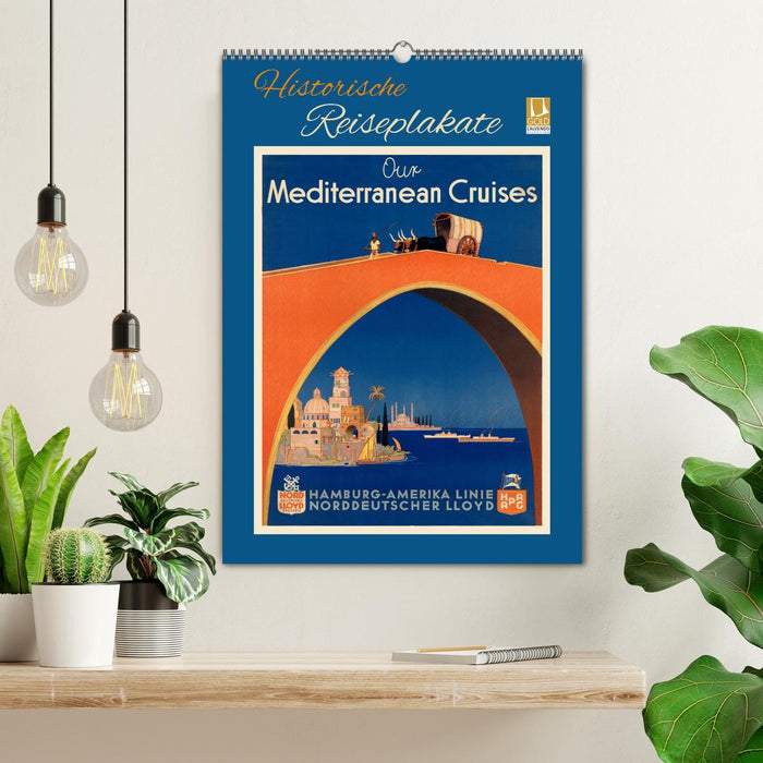 Historische Reiseplakate (CALVENDO Wandkalender 2026)