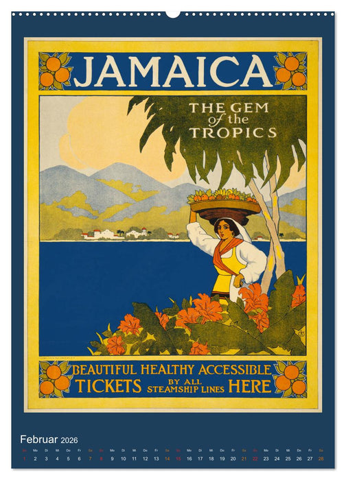 Historische Reiseplakate (CALVENDO Wandkalender 2026)