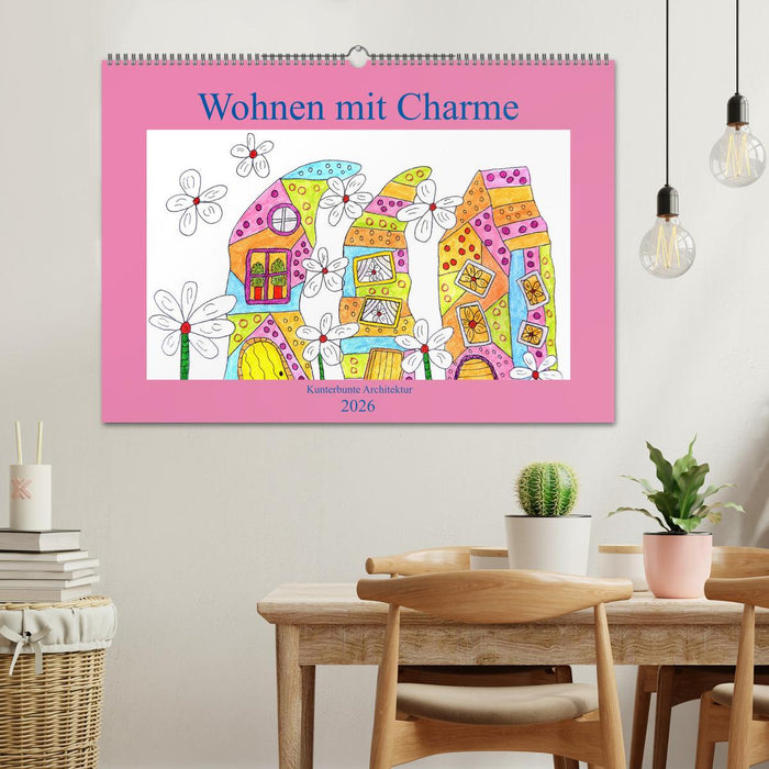 Wohnen mit Charme (CALVENDO Wandkalender 2026)