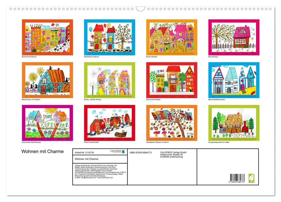 Wohnen mit Charme (CALVENDO Wandkalender 2026)