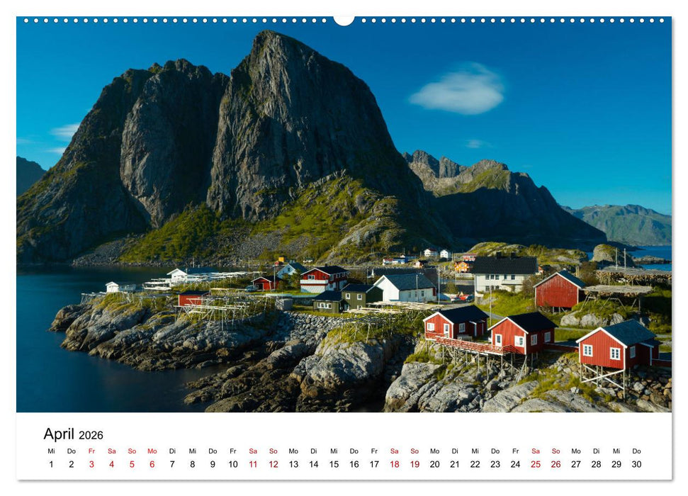 Atemberaubende Natur der Lofoten (CALVENDO Wandkalender 2026)