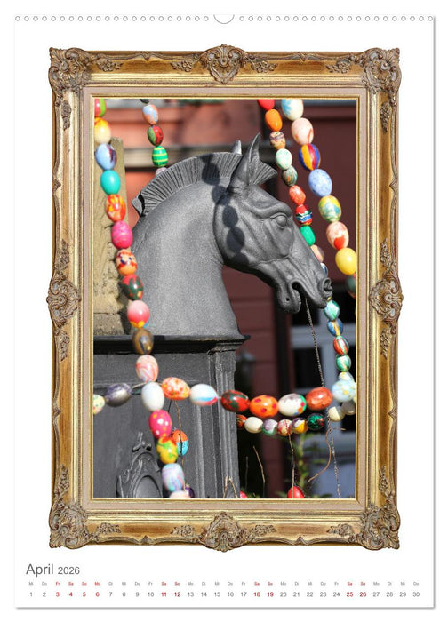 Pferde sind Kunst - vertikal (CALVENDO Premium Wandkalender 2026)