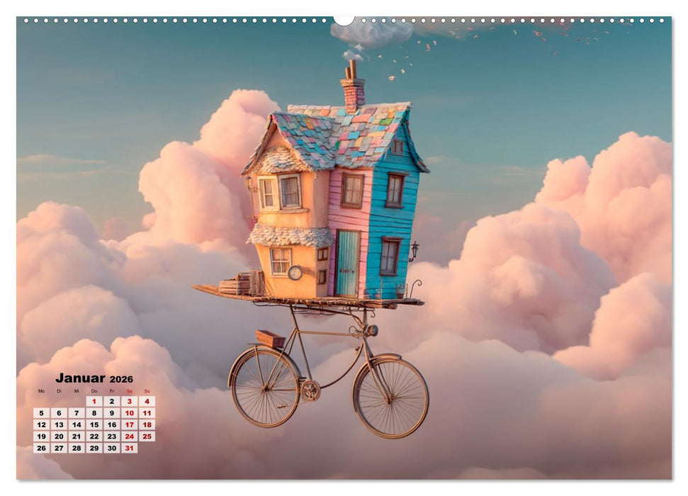 Ein Zuhause ist kein Winkelmaß, sondern ein Gefühl (CALVENDO Wandkalender 2026)