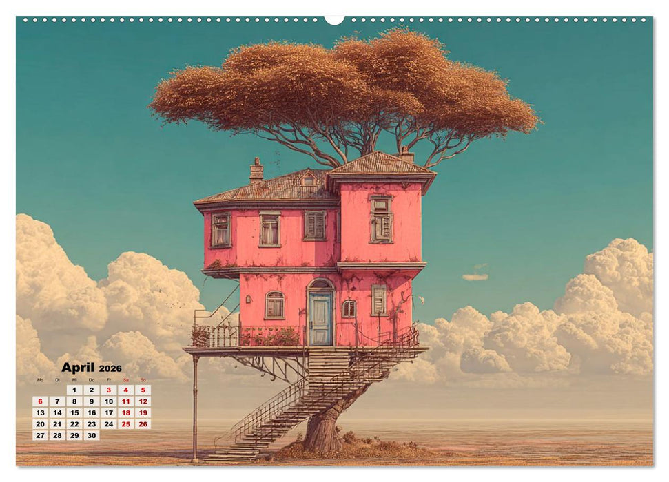 Ein Zuhause ist kein Winkelmaß, sondern ein Gefühl (CALVENDO Wandkalender 2026)